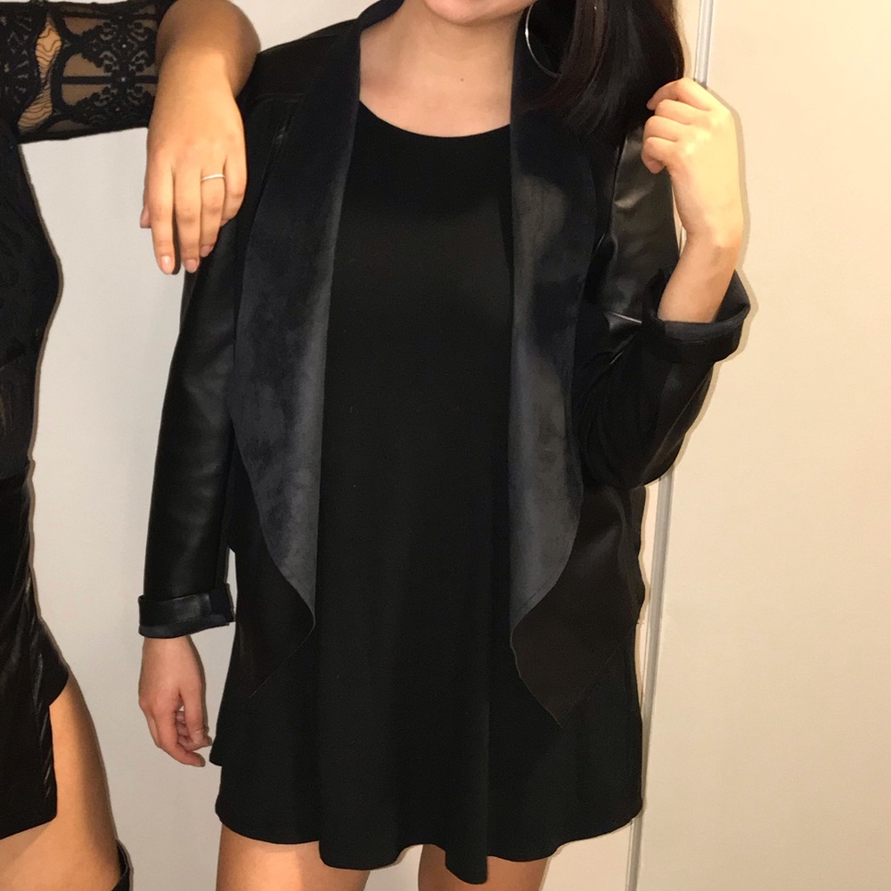 Faux Leather Jacket - Size S - Kut from the Kloth